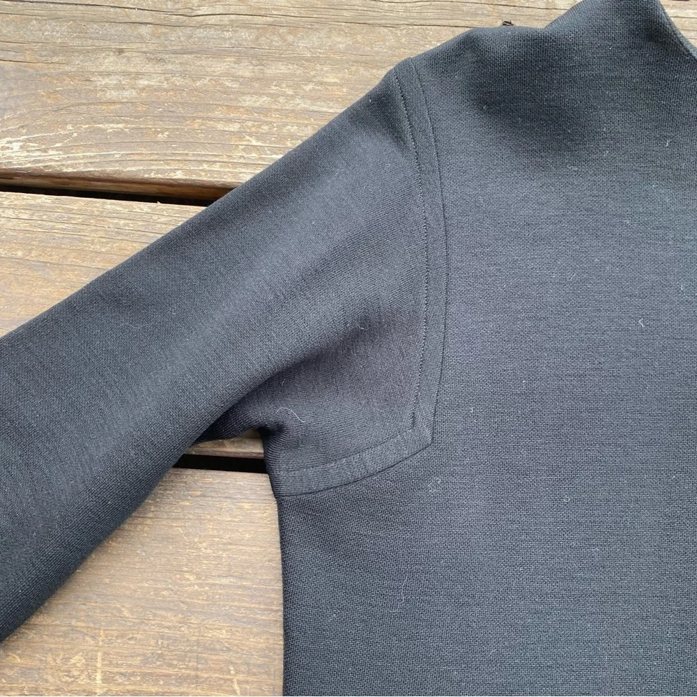 Vintage Renoir originals black 3/4 long sleeve dress